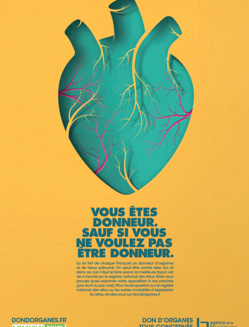 Dons d’organes : l’Agence de biomédecine en campagne du 19 novembre au 4 décembre