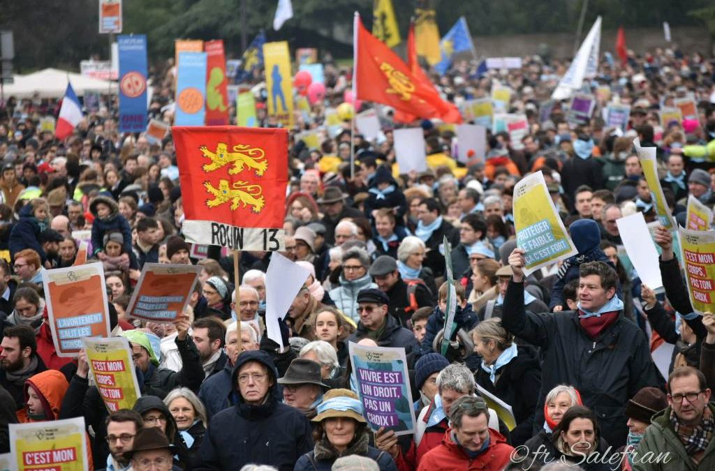 Après Washington, la « Marche pour la Vie » mobilise des dizaines de milliers de personnes à Paris