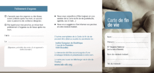 Belgique : Une "carte de fin de vie" qui dérange